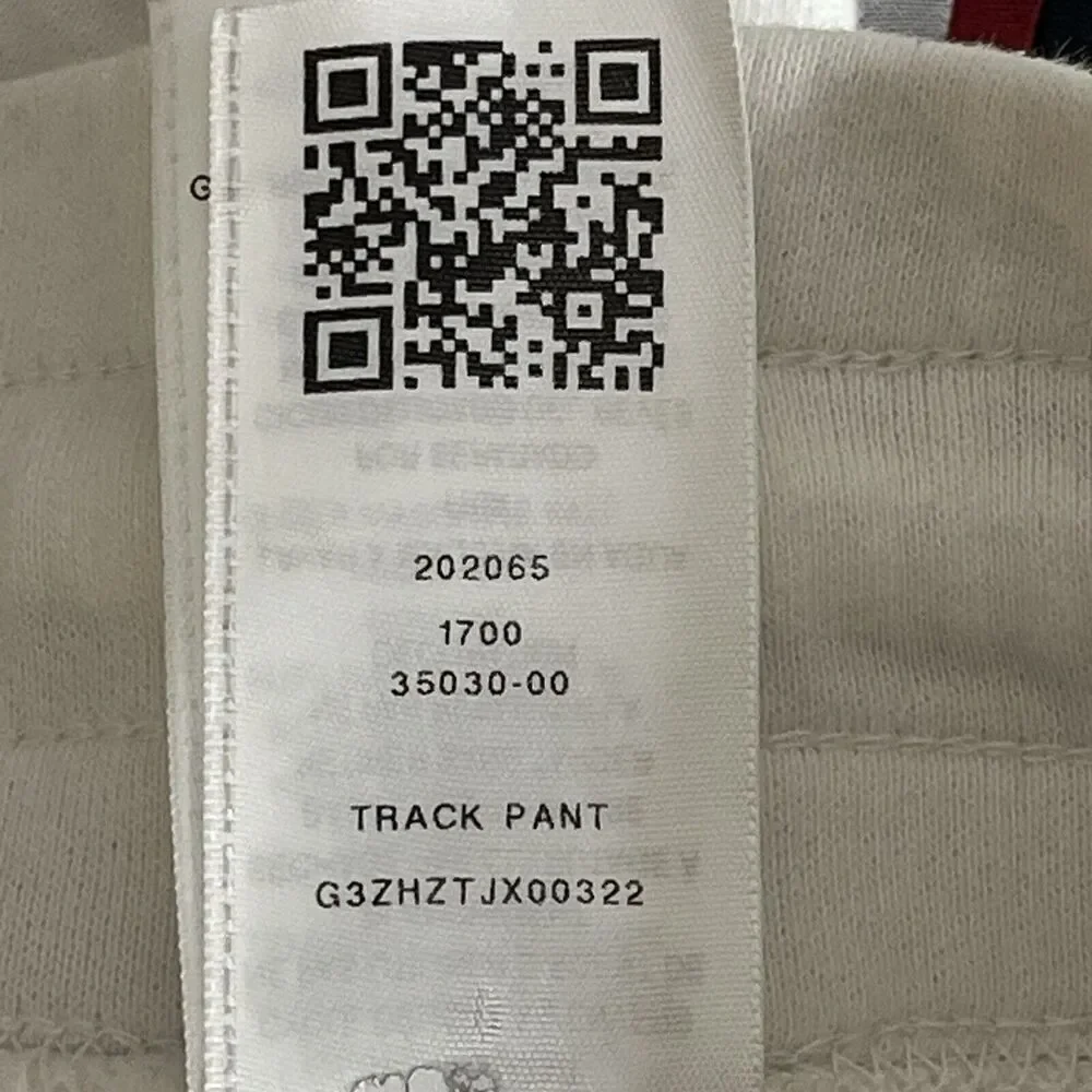 True Religion Spell Out Joggers Pants Women's XS Logo Pockets Tapered White - Picture 7 of 8
